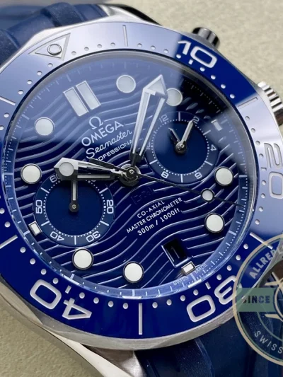 Superclone Omega Seamaster Chronograph Blue 210.30.44.51.03.001 - High-Grade Replica Watch