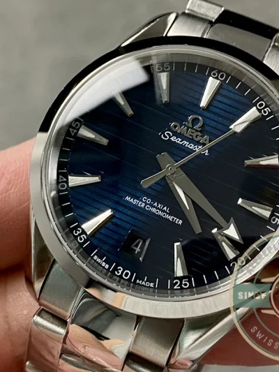 Superclone Omega Seamaster Dark Blue Dial 220.10.41.21.03.004 - Luxury Replica Watch