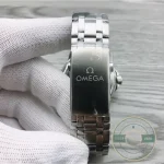Alloy case surfaces reading warmer and softer than brushed steel, Diver 300M clone