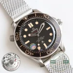 VS8800 automatic with 48-hour reserve inside the titanium 007 Seamaster super clone
