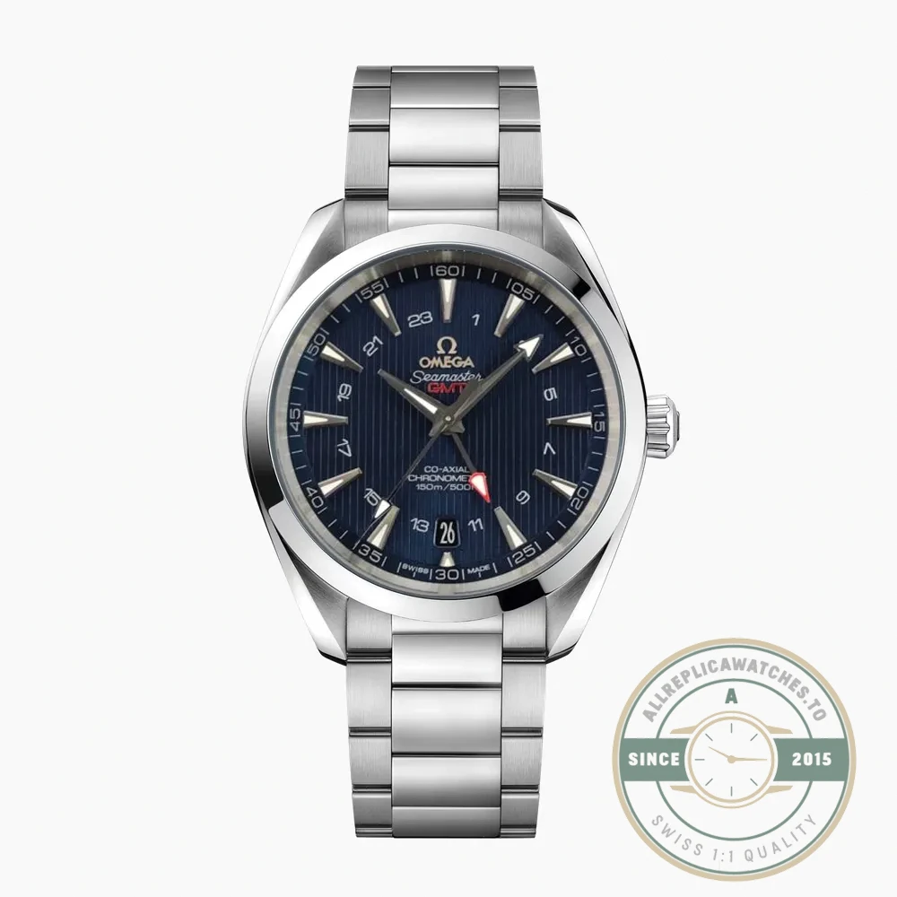 Superclone Omega Seamaster GMT Blue Dial 231.10.43.22.03.001 - Affordable Super Clone Watch