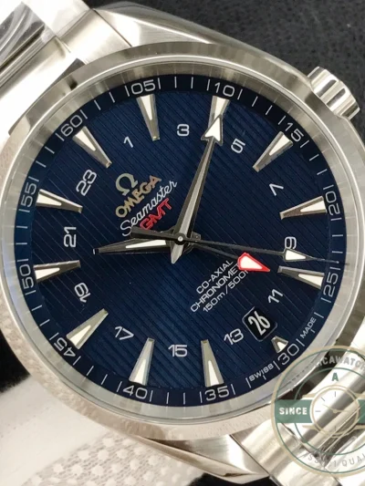 Superclone Omega Seamaster GMT Blue Dial 231.10.43.22.03.001 - Premium Super Clone Watch