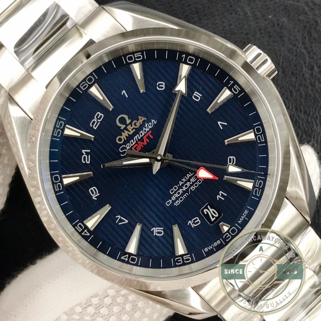 Superclone Omega Seamaster GMT Blue Dial 231.10.43.22.03.001 - Premium Super Clone Watch