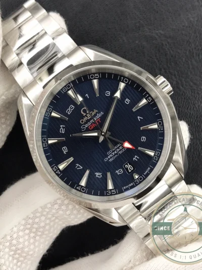 Superclone Omega Seamaster GMT Blue Dial 231.10.43.22.03.001 - Luxury Replica Watch