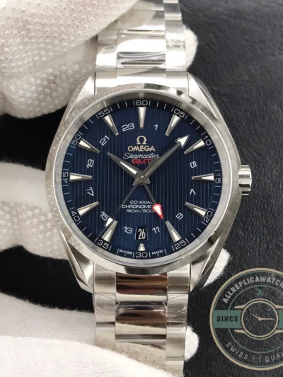 Superclone Omega Seamaster GMT Blue Dial 231.10.43.22.03.001 - Swiss Movement Replica Watch
