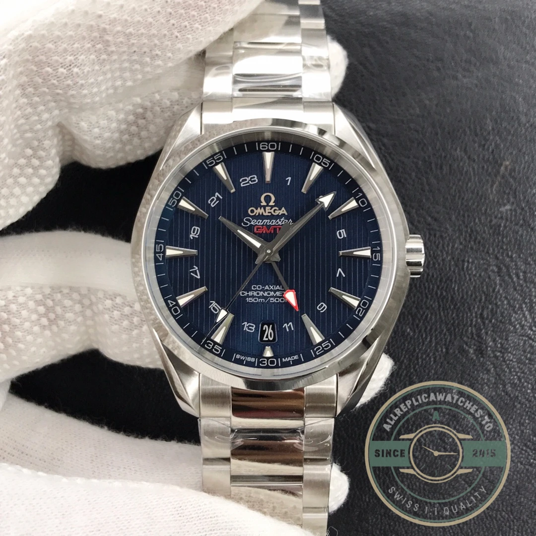 Superclone Omega Seamaster GMT Blue Dial 231.10.43.22.03.001 - Swiss Movement Replica Watch