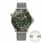 Omega Seamaster Diver 300M 210.90.42.20.10.001 superclone, titanium case with green dial