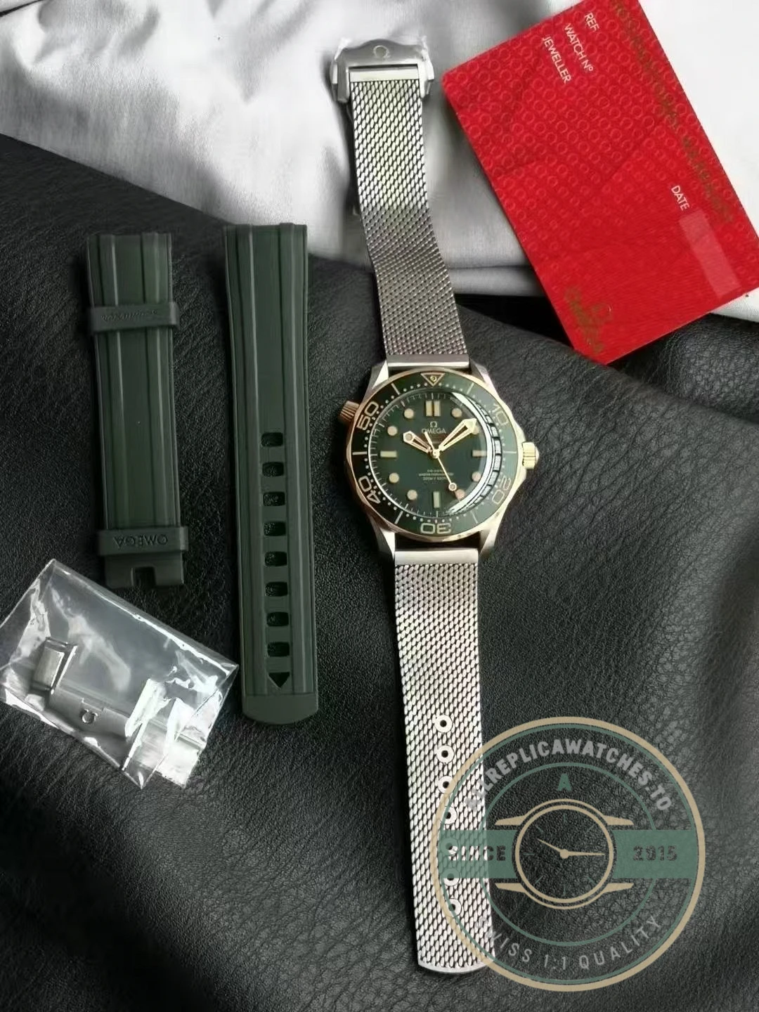 Superclone Omega Seamaster Green 42mm 210.90.42.20.10.001 - Affordable Super Clone Watch