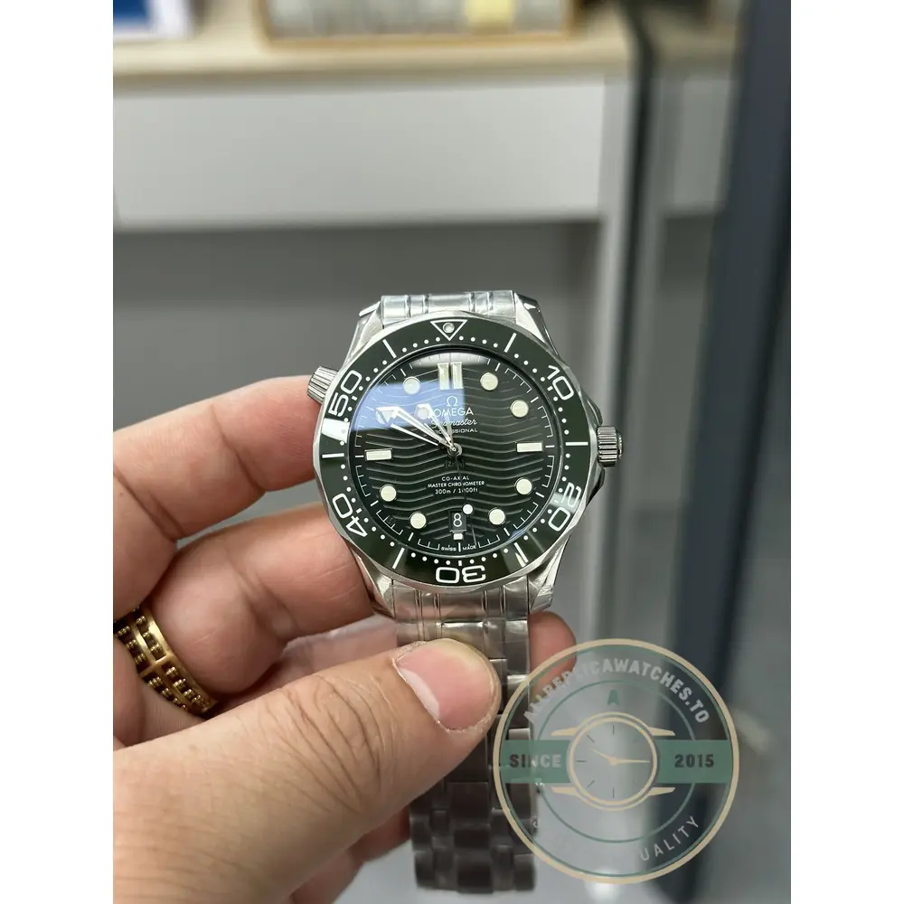 Superclone Omega Seamaster Green Dial 42mm 210.30.42.20.10.001 - Affordable Super Clone Watch