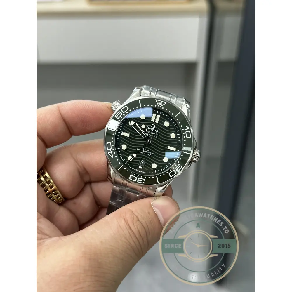 Superclone Omega Seamaster Green Dial 42mm 210.30.42.20.10.001 - Affordable Super Clone Watch
