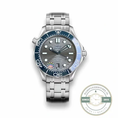 Omega Seamaster Diver 300M 210.30.42.20.06.001 superclone, grey sunburst dial at 42mm