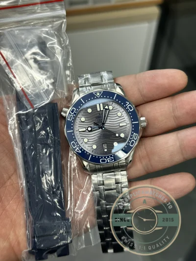 Superclone Omega Seamaster Grey Dial 210.30.42.20.06.001 - Swiss-Made Clone Watch
