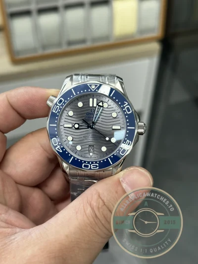 Superclone Omega Seamaster Grey Dial 210.30.42.20.06.001 - Affordable Luxury Replica Timepiece