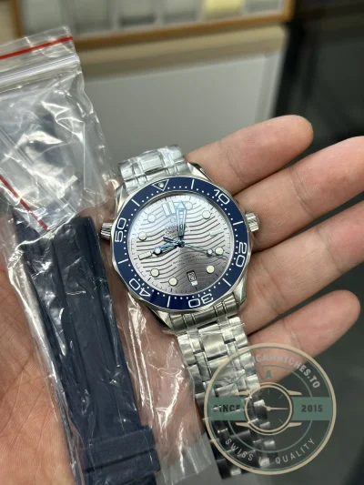 Superclone Omega Seamaster Grey Dial 210.30.42.20.06.001 - 1:1 Swiss Replica Watch