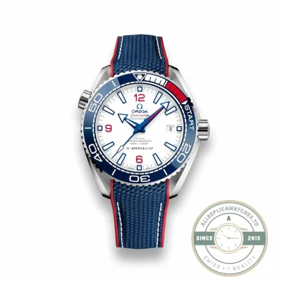Superclone Omega Seamaster Planet Ocean 6000M 215.32.43.21.04.001 with white dial and 43mm steel case