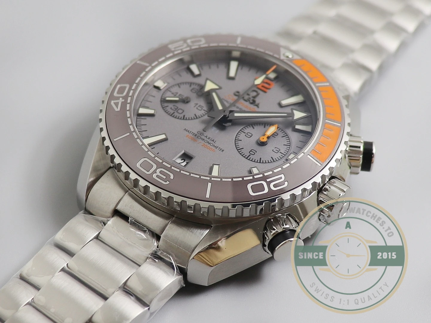 Superclone Omega Seamaster Planet Ocean 600M Titanium 215.90.46.51.99.001 - Swiss Movement Replica Watch