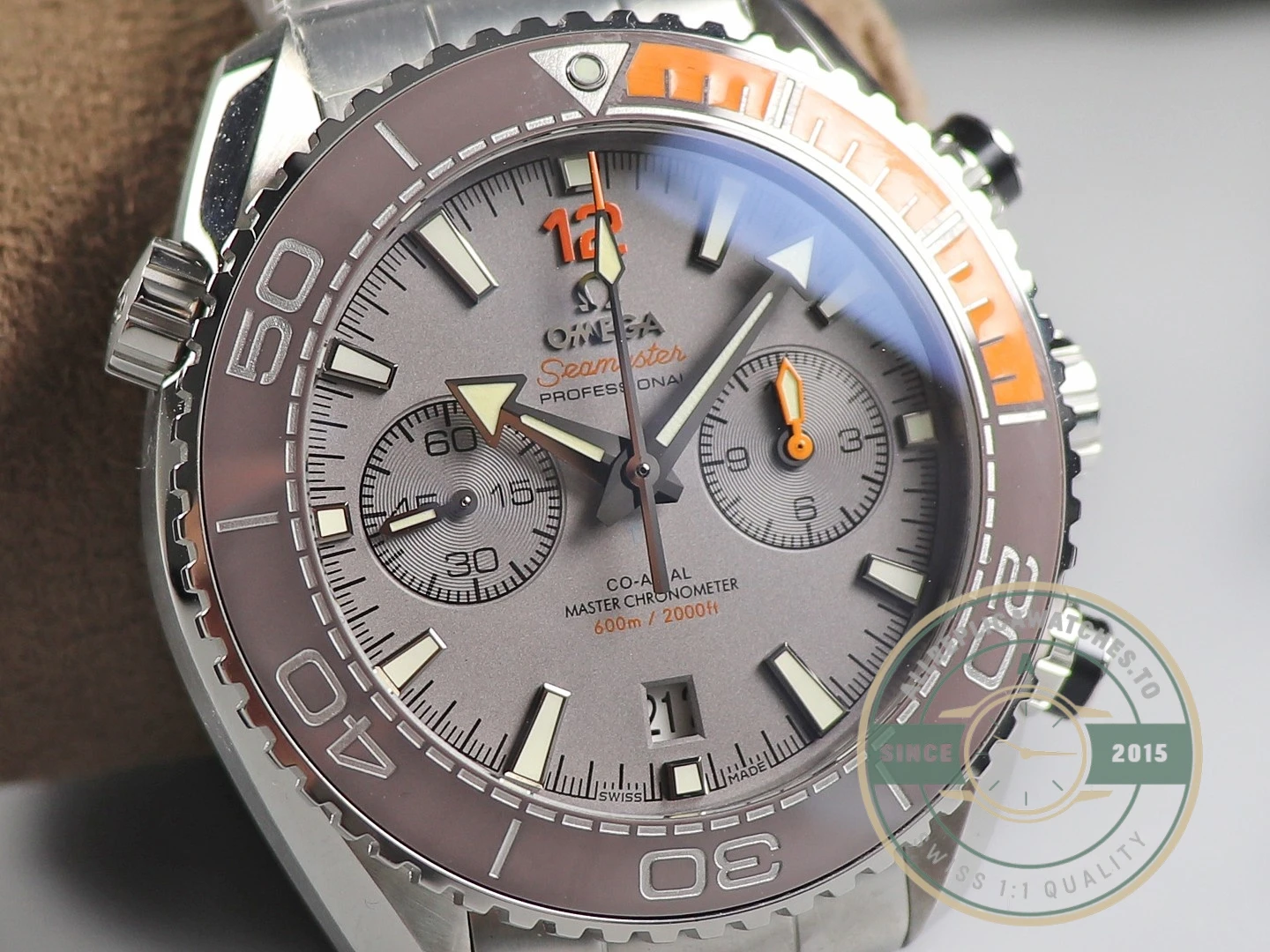 Superclone Omega Seamaster Planet Ocean 600M Titanium 215.90.46.51.99.001 - Best Quality Replica Watch