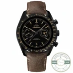 Super clone Omega Speedmaster Dark Side of the Moon Vintage Black, 44mm case