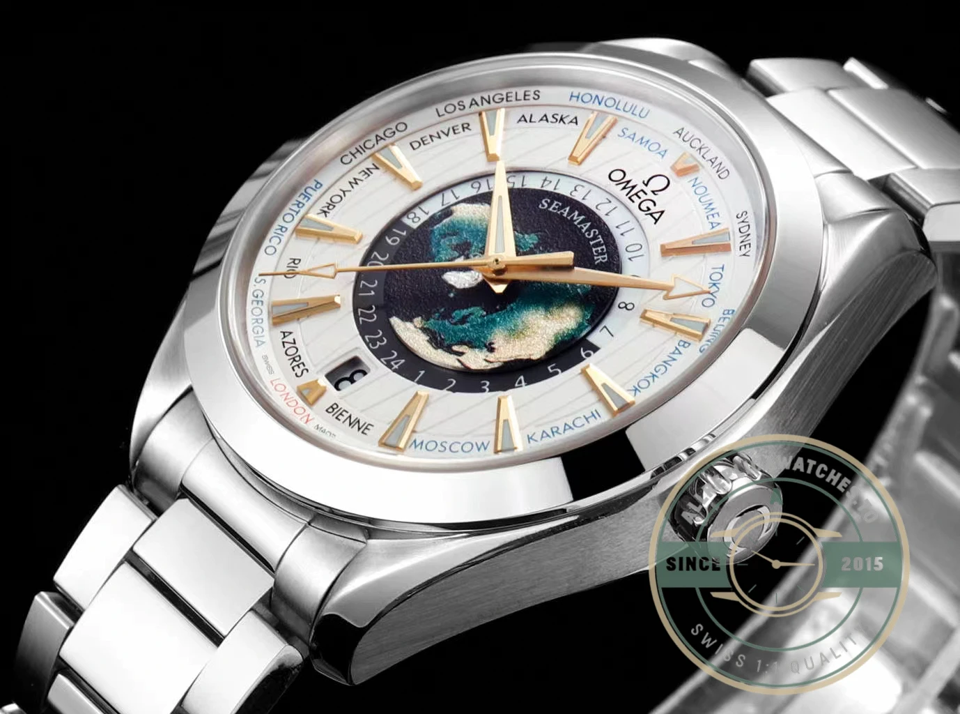 Superclone Omega Speedmaster World Time 220.10.43.22.03.001 - Affordable Luxury Replica Timepiece