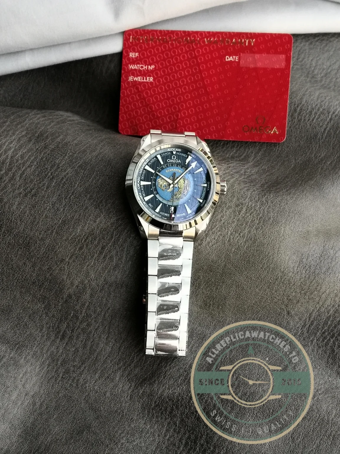 Superclone Omega Speedmaster World Time 220.10.43.22.03.001 - Luxury Replica Watch
