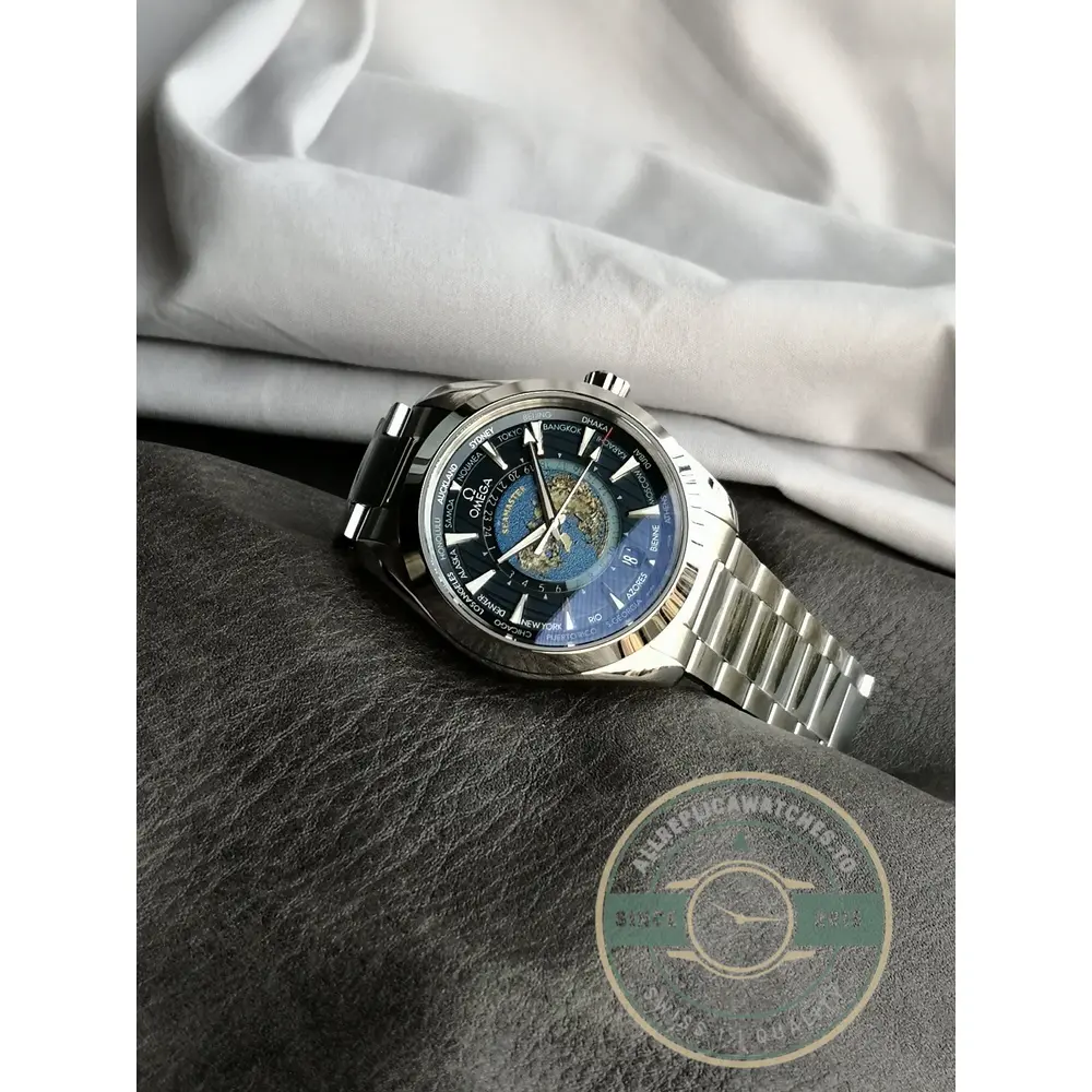 Superclone Omega Speedmaster World Time 220.10.43.22.03.001 - Top-Tier Swiss Replica Watch
