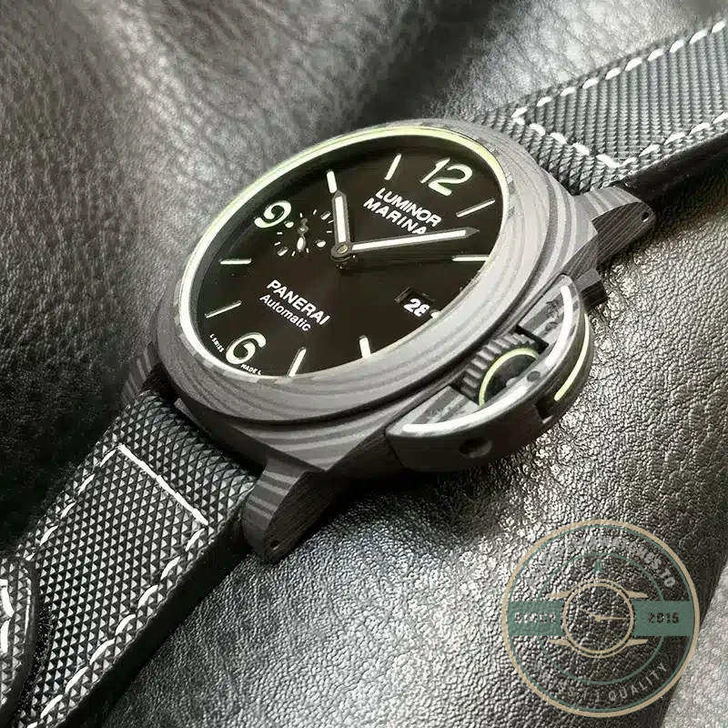 Superclone Panerai Luminor Marina PAM01118 Carbotech - Swiss-Made Clone Watch