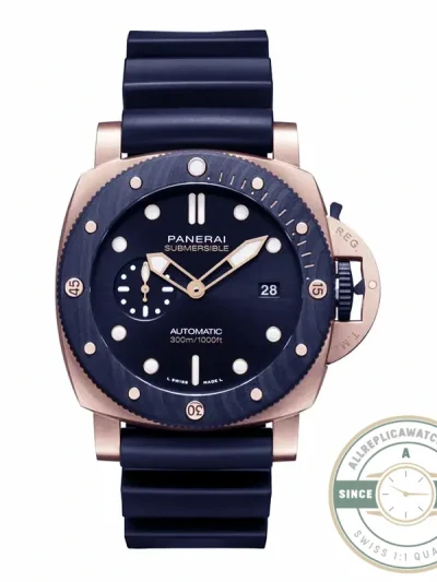 Superclone Panerai PAM 1070 Submersible Goldtech OroCarbo - Top-Tier Swiss Replica Watch