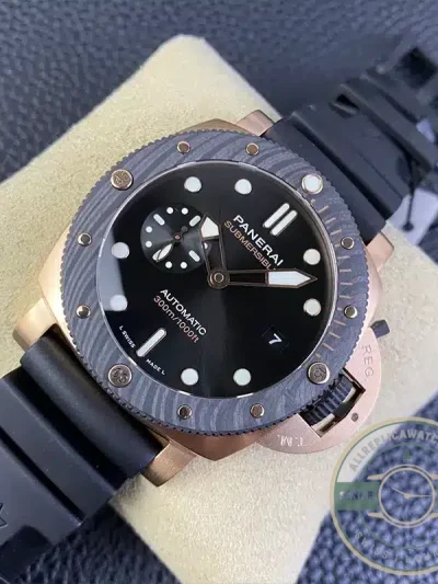 Superclone Panerai PAM 1070 Submersible Goldtech OroCarbo - Swiss Movement Replica Watch