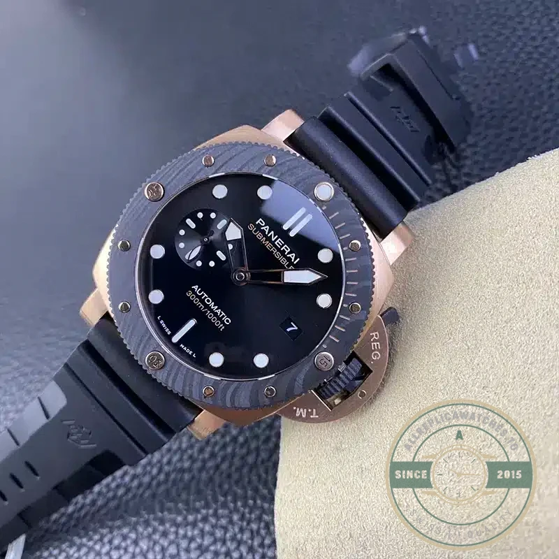 Superclone Panerai PAM 1070 Submersible Goldtech OroCarbo - Top-Tier Swiss Replica Watch