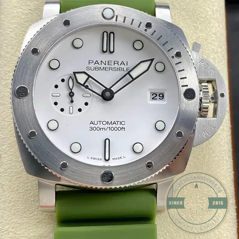 Superclone Panerai PAM 1226 Submersible QuarantaQuattro Bianco 44mm - Swiss-Made Clone Watch