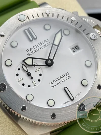 Superclone Panerai PAM 1226 Submersible QuarantaQuattro Bianco 44mm - Best Quality Replica Watch