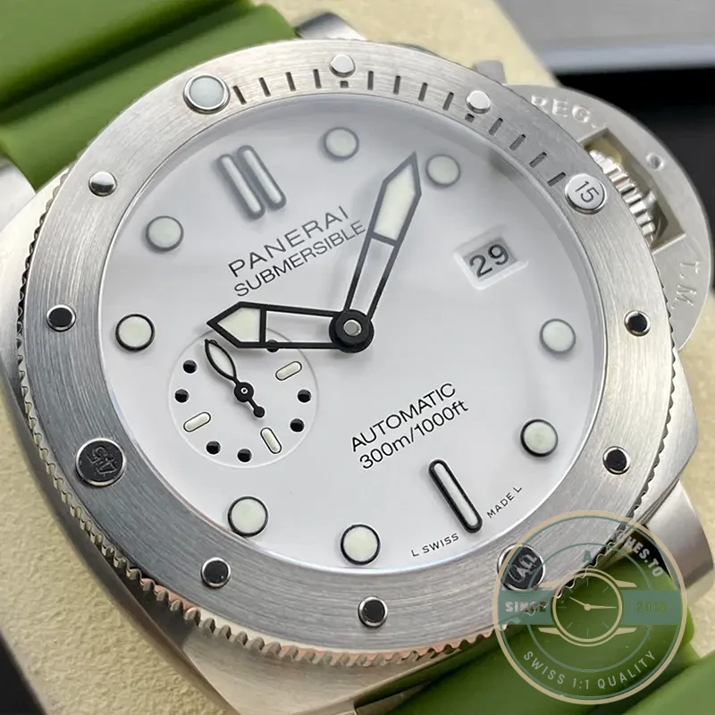 Superclone Panerai PAM 1226 Submersible QuarantaQuattro Bianco 44mm - Best Quality Replica Watch