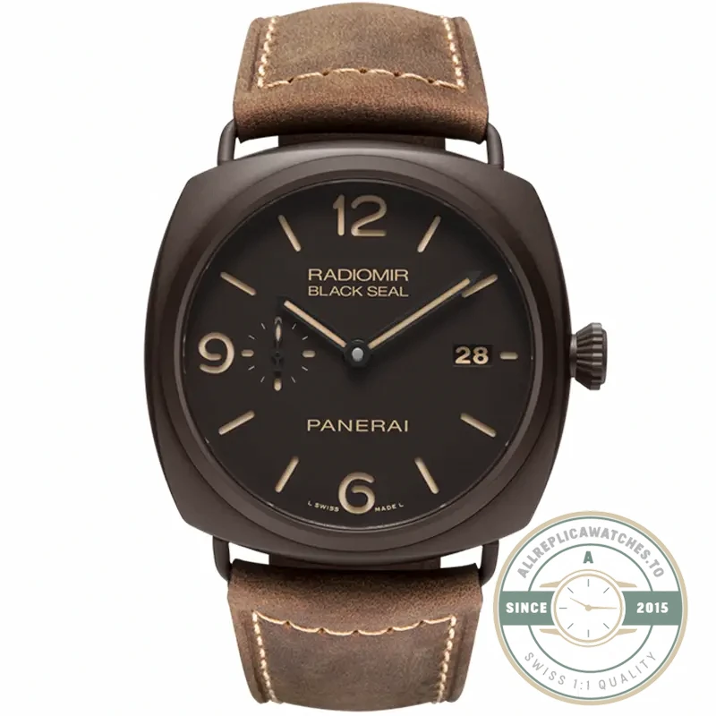 Superclone Panerai Radiomir PAM 505 Brown Dial - Top-Tier Swiss Replica Watch