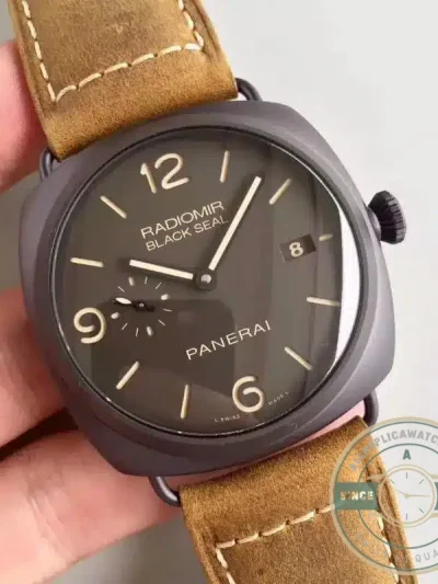 Superclone Panerai Radiomir PAM 505 Brown Dial - Budget Luxury Replica Watch
