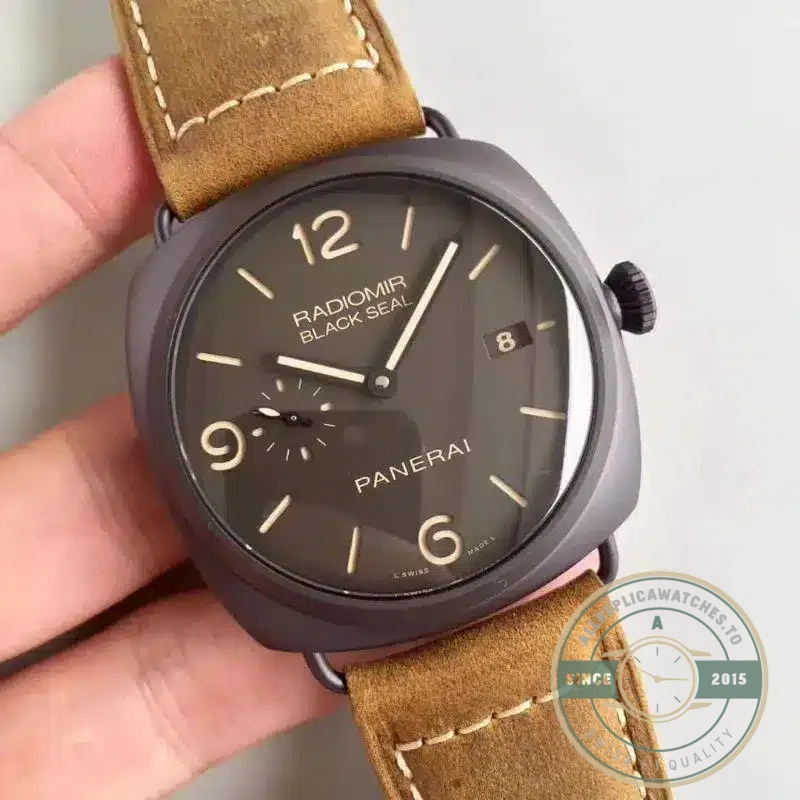 Superclone Panerai Radiomir PAM 505 Brown Dial - Budget Luxury Replica Watch