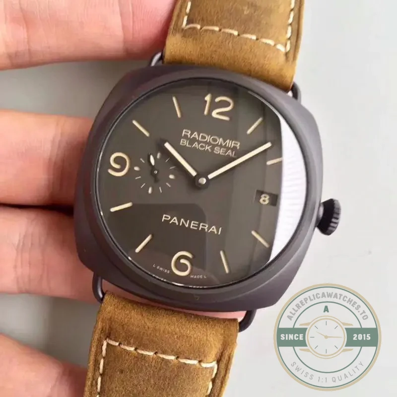 Superclone Panerai Radiomir PAM 505 Brown Dial - Budget Luxury Replica Watch