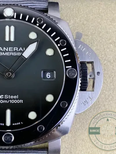 Superclone Panerai Submersible PAM1288 Grigio Roccia - High-Grade Replica Watch