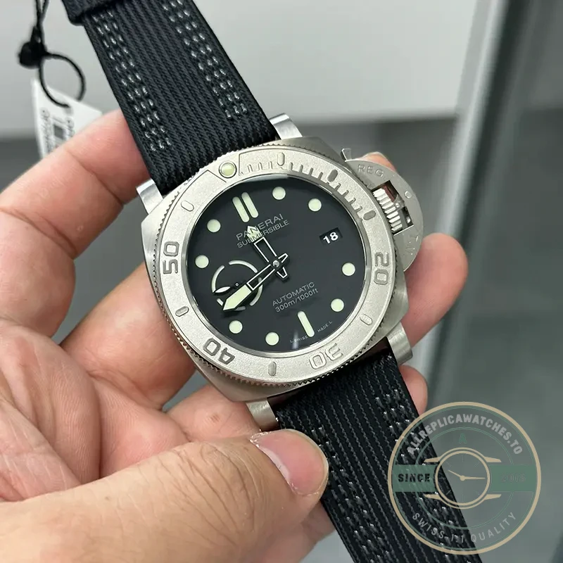 Superclone Panerai Submersible Titanium Shell PAM 984 - Affordable Luxury Replica Timepiece