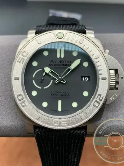 Superclone Panerai Submersible Titanium Shell PAM 984 - Swiss Movement Replica Watch