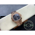 Superclone Nautilus 5980/1R-001 Patek Philippe Flyback chronograph, Date. 40.5 mm, Rose gold - Best Quality Replica Watch