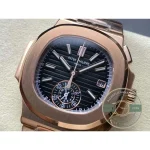 Superclone Nautilus 5980/1R-001 Patek Philippe Flyback chronograph, Date. 40.5 mm, Rose gold - Premium Super Clone Watch
