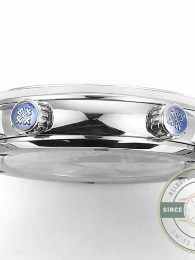 Superclone Patek Philippe Celestial, Moon age 44 mm, Platinum, 6102P-001 - Top-Tier Swiss Replica Watch