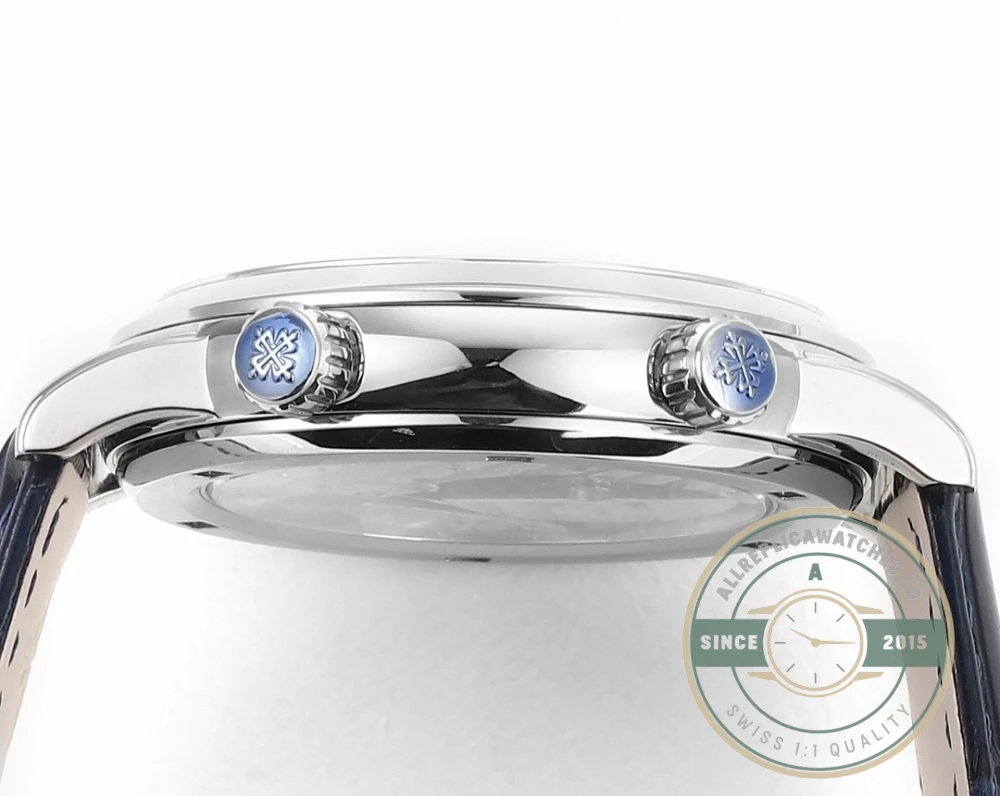 Superclone Patek Philippe Celestial, Moon age 44 mm, Platinum, 6102P-001 - Top-Tier Swiss Replica Watch