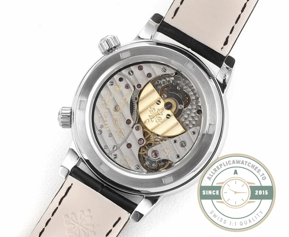 Superclone Patek Philippe Celestial, Moon age 44 mm, Platinum, 6102P-001 - Best Quality Replica Watch