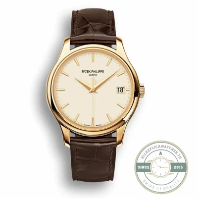 Superclone Patek Philippe DATE, SWEEP SECONDS. 39 mm, Yellow gold, 5227G-001 - Luxury Replica Watch