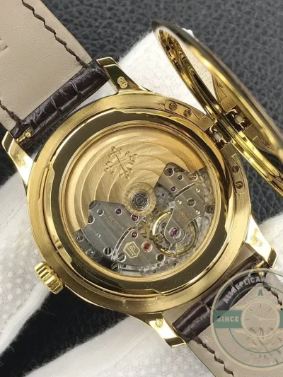 Superclone Patek Philippe DATE, SWEEP SECONDS. 39 mm, Yellow gold, 5227G-001 - 1:1 Swiss Replica Watch