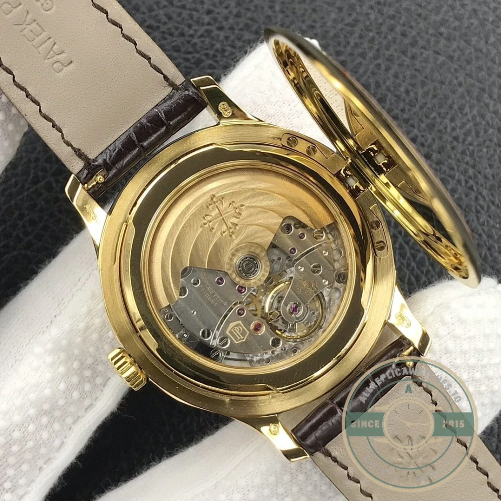Superclone Patek Philippe DATE, SWEEP SECONDS. 39 mm, Yellow gold, 5227G-001 - 1:1 Swiss Replica Watch
