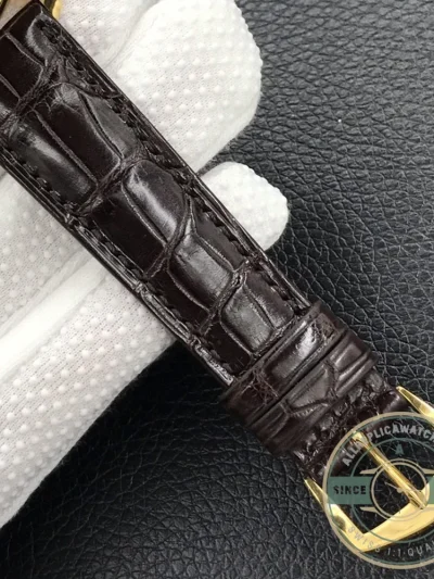 Superclone Patek Philippe DATE, SWEEP SECONDS. 39 mm, Yellow gold, 5227G-001 - Budget Luxury Replica Watch