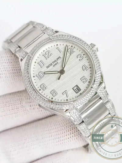 Superclone Patek Philippe TWENTY~4 36 mm, Stainless Steel, 7300-1450R - Swiss Movement Replica Watch