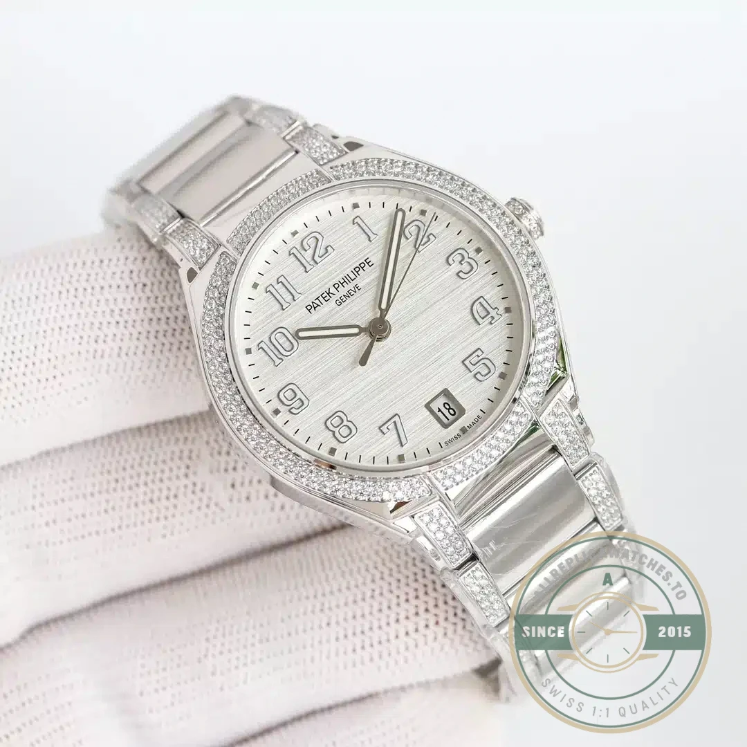 Superclone Patek Philippe TWENTY~4 36 mm, Stainless Steel, 7300-1450R - Swiss Movement Replica Watch